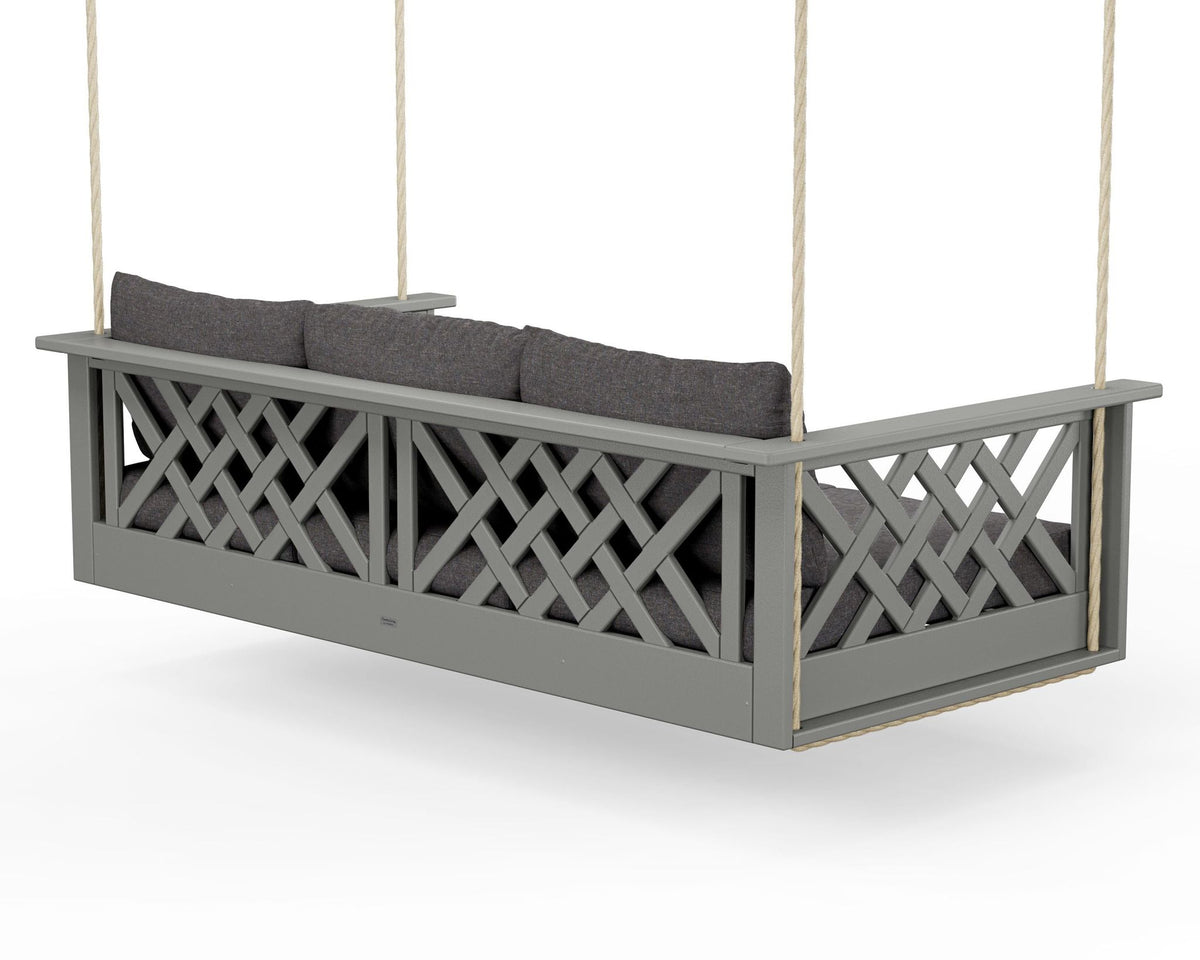 POLYWOOD Wovendale Daybed Swing angle view