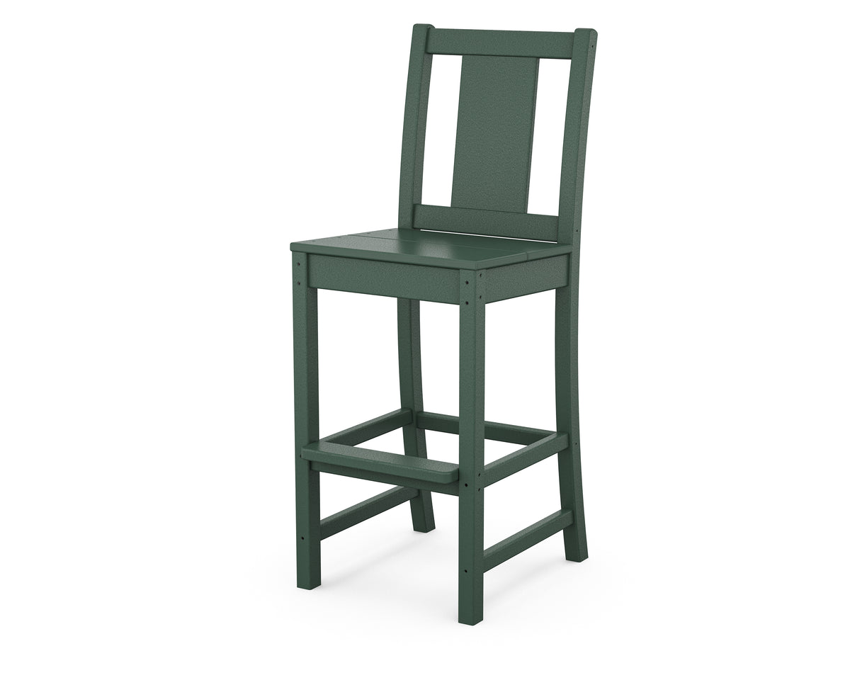 POLYWOOD Prairie Bar Side Chair in Green