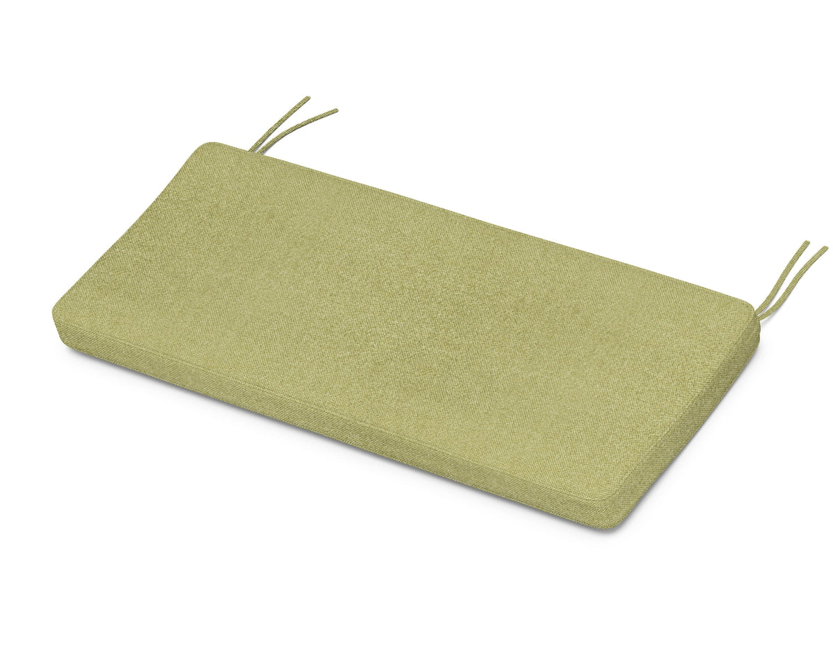 POLYWOOD Chinoiserie 48" Bench Seat Cushion in Chartreuse Boucle
