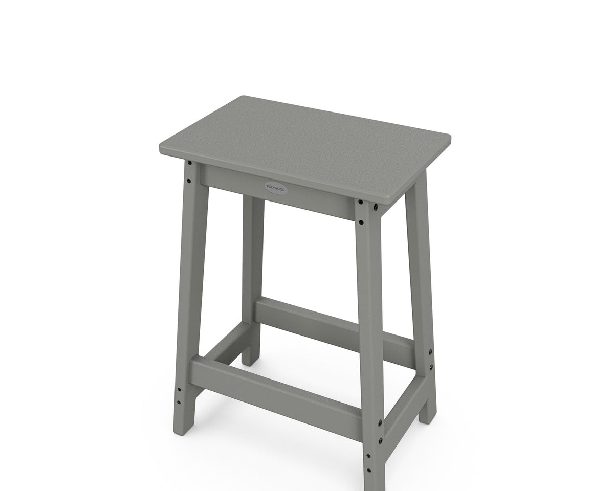 POLYWOOD Modern Studio Counter Stool angle view