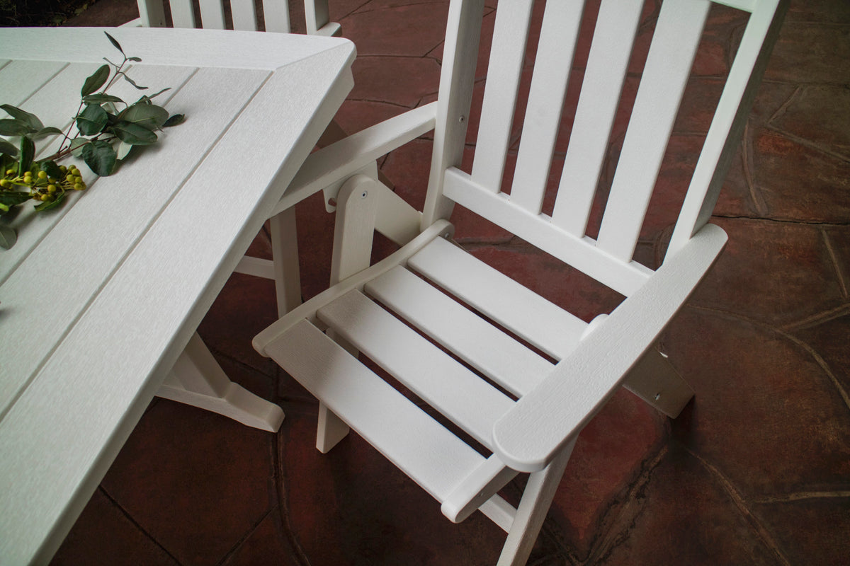 POLYWOOD Vineyard Folding Dining Chair lifestyle
