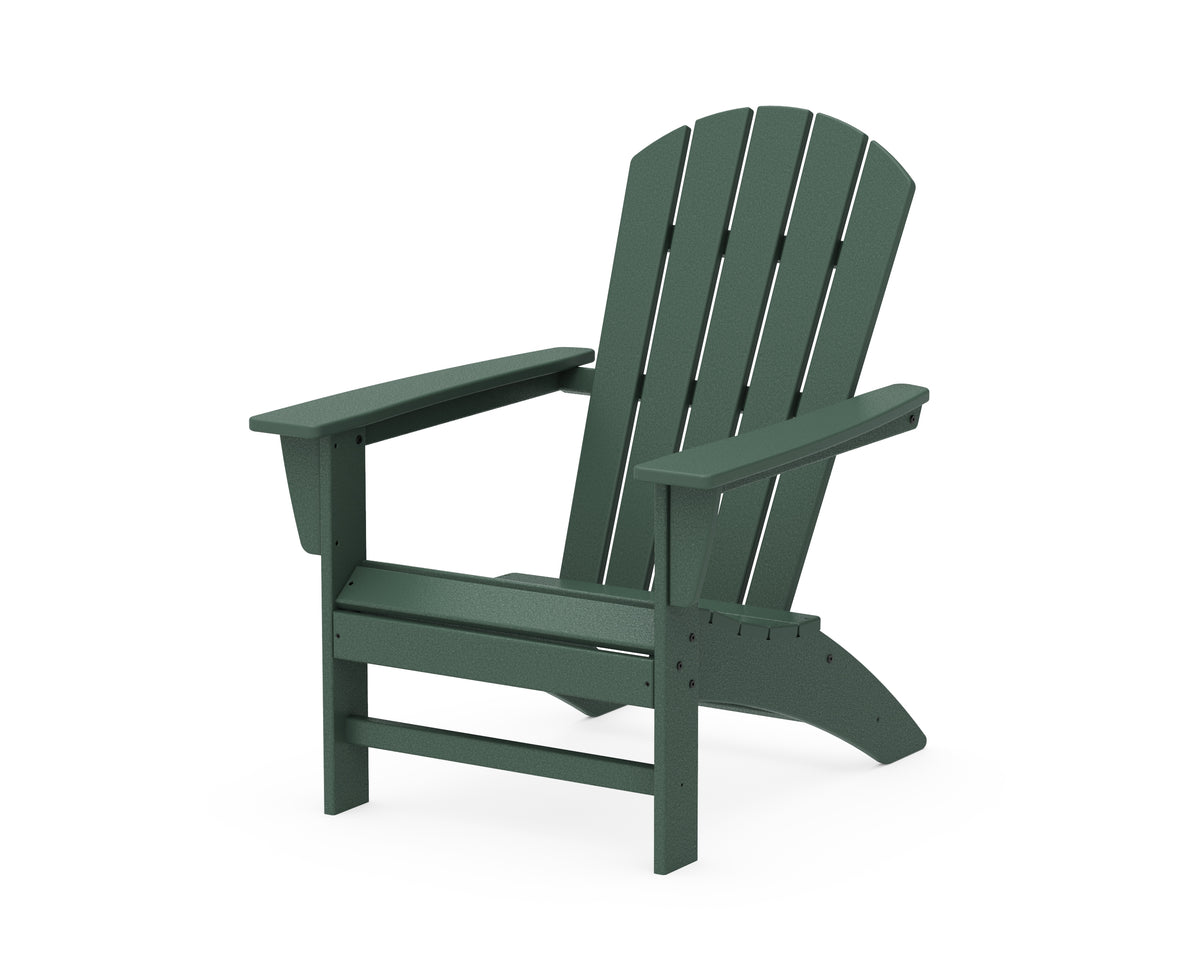 POLYWOOD Nautical Adirondack Chair in Green