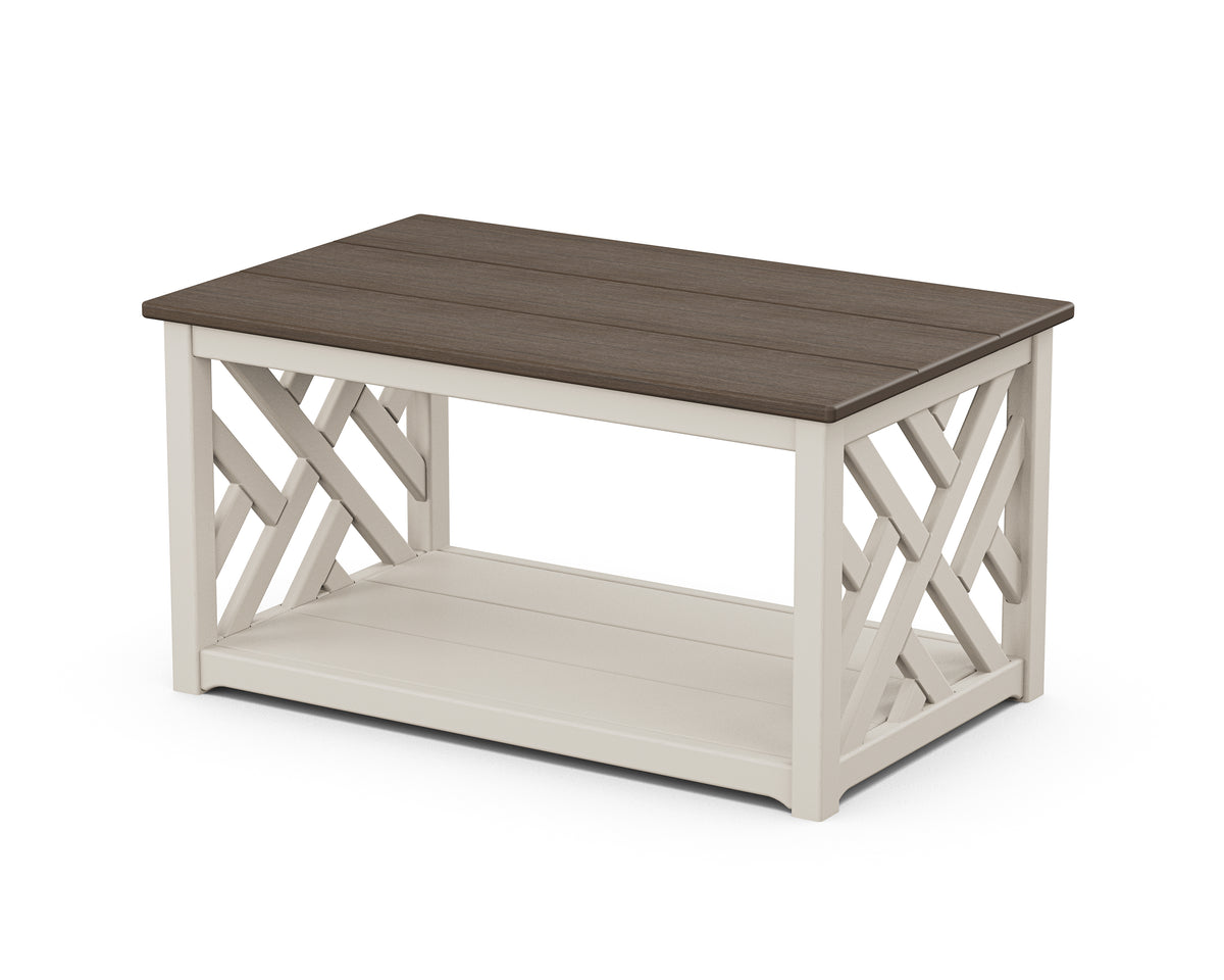 POLYWOOD Chippendale Coffee Table in Sand / Kona