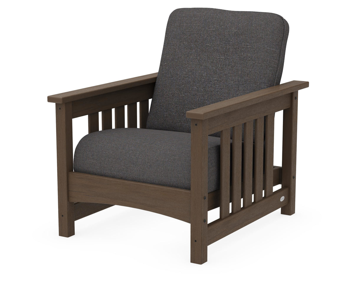 POLYWOOD Club Mission Chair in Kona / Ash Charcoal