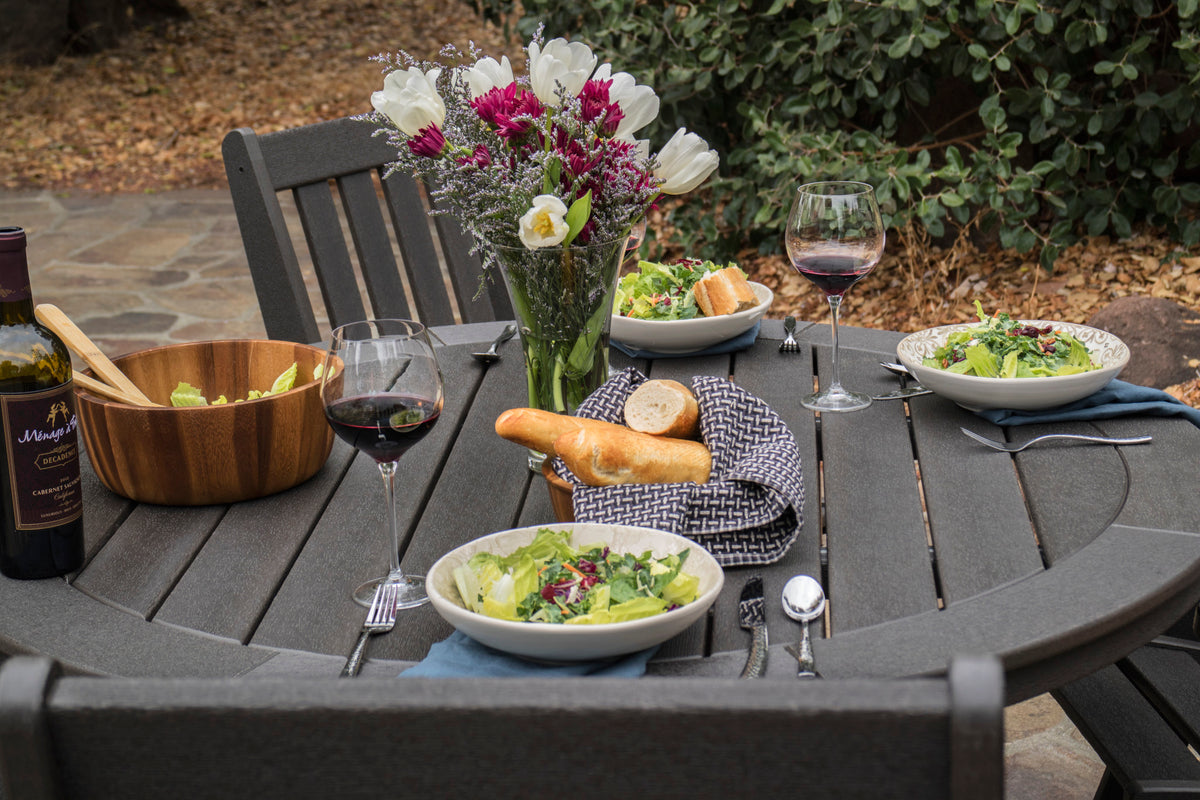 POLYWOOD Vineyard Folding Dining Chair lifestyle
