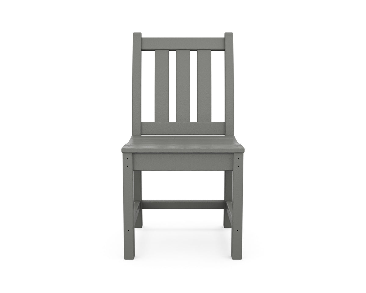 POLYWOOD Traditional Garden Dining Side Chair angle view