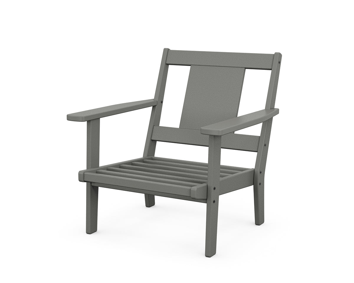 POLYWOOD Prairie Deep Seating Chair Frame in Slate Grey