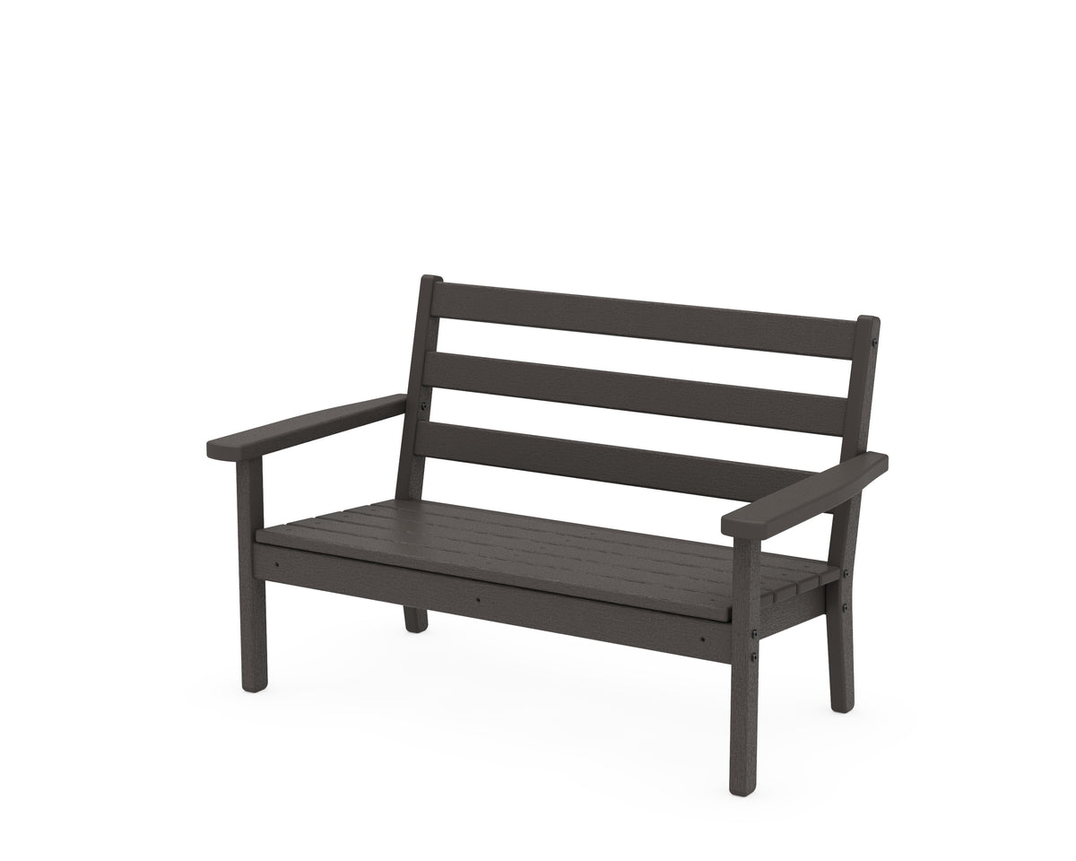 POLYWOOD Kids Lakeside Bench in Vintage Coffee
