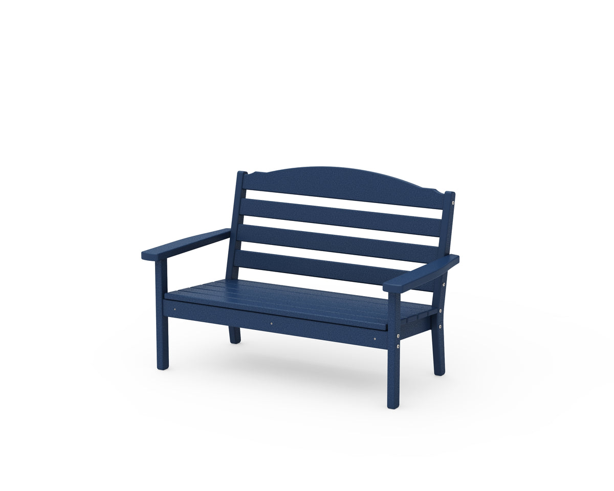 POLYWOOD Savannah Kids Bench in Navy