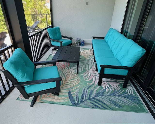 Myrtle Beach Outdoor Living Makeover: Aqua Bar Accents, Polywood Patio & Berlin Gardens Classics