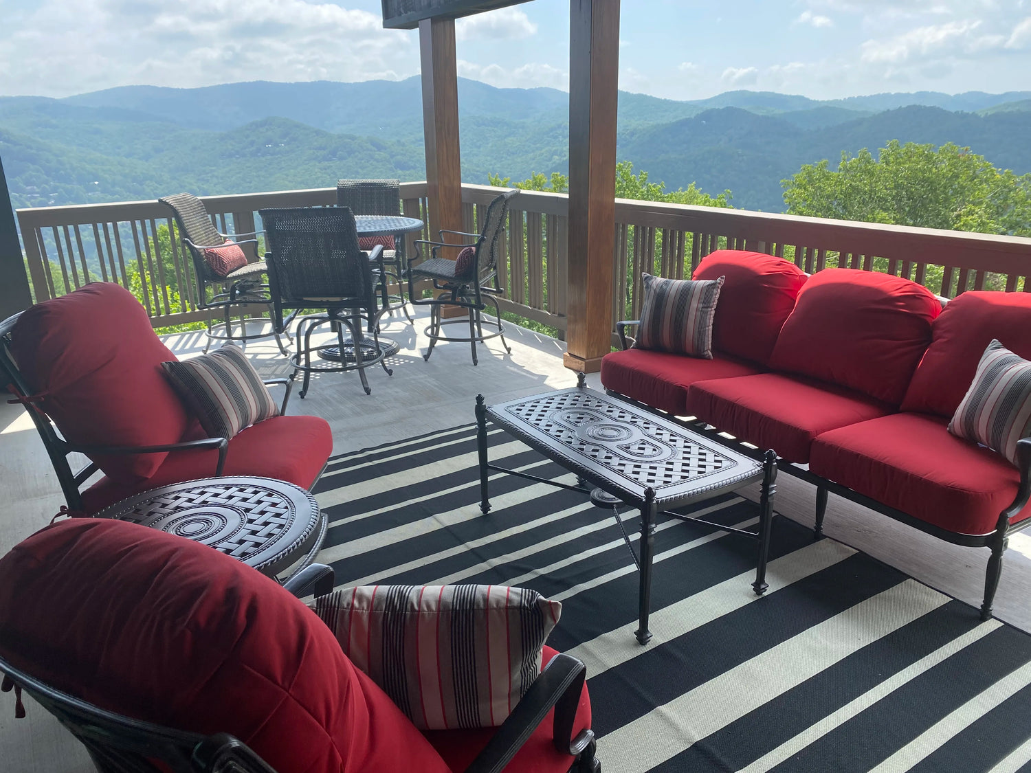 Covered Porch in Blowing Rock NC