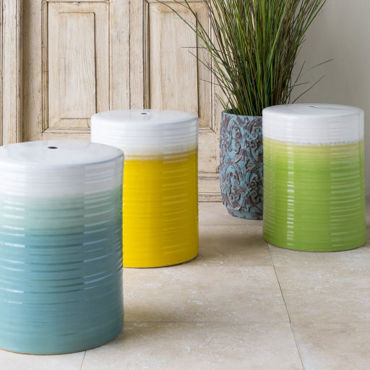 Garden Stools & Poufs