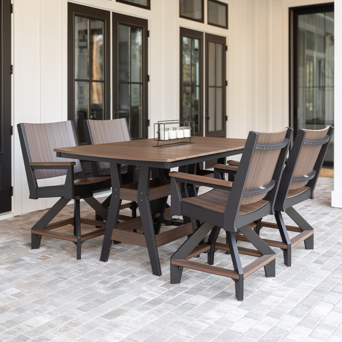 Berlin Gardens Harbor 44" x 72" Rectangular Table, lifestyle photo 2