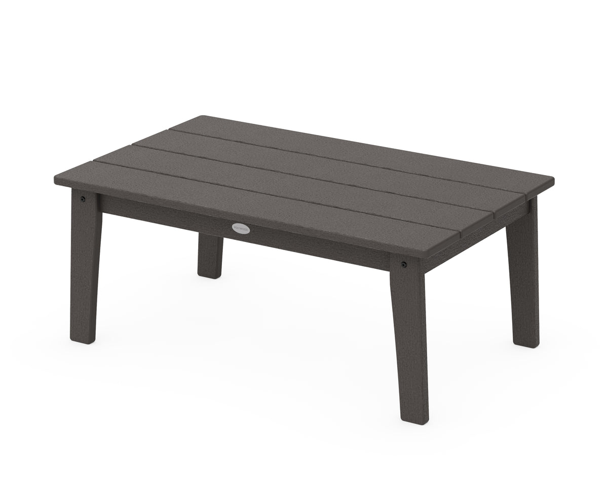 POLYWOOD Lakeside Coffee Table in Vintage Coffee