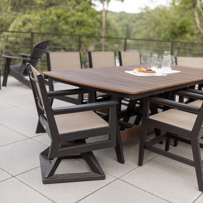 Berlin Gardens Mayhew Sling Swivel Rocker Dining, lifestyle photo 1