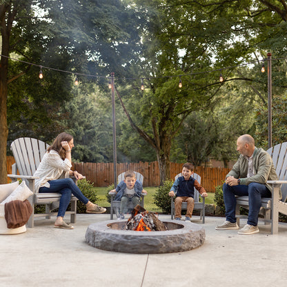 Berlin Gardens Comfo Upright Adirondack Chair, lifestyle photo 5