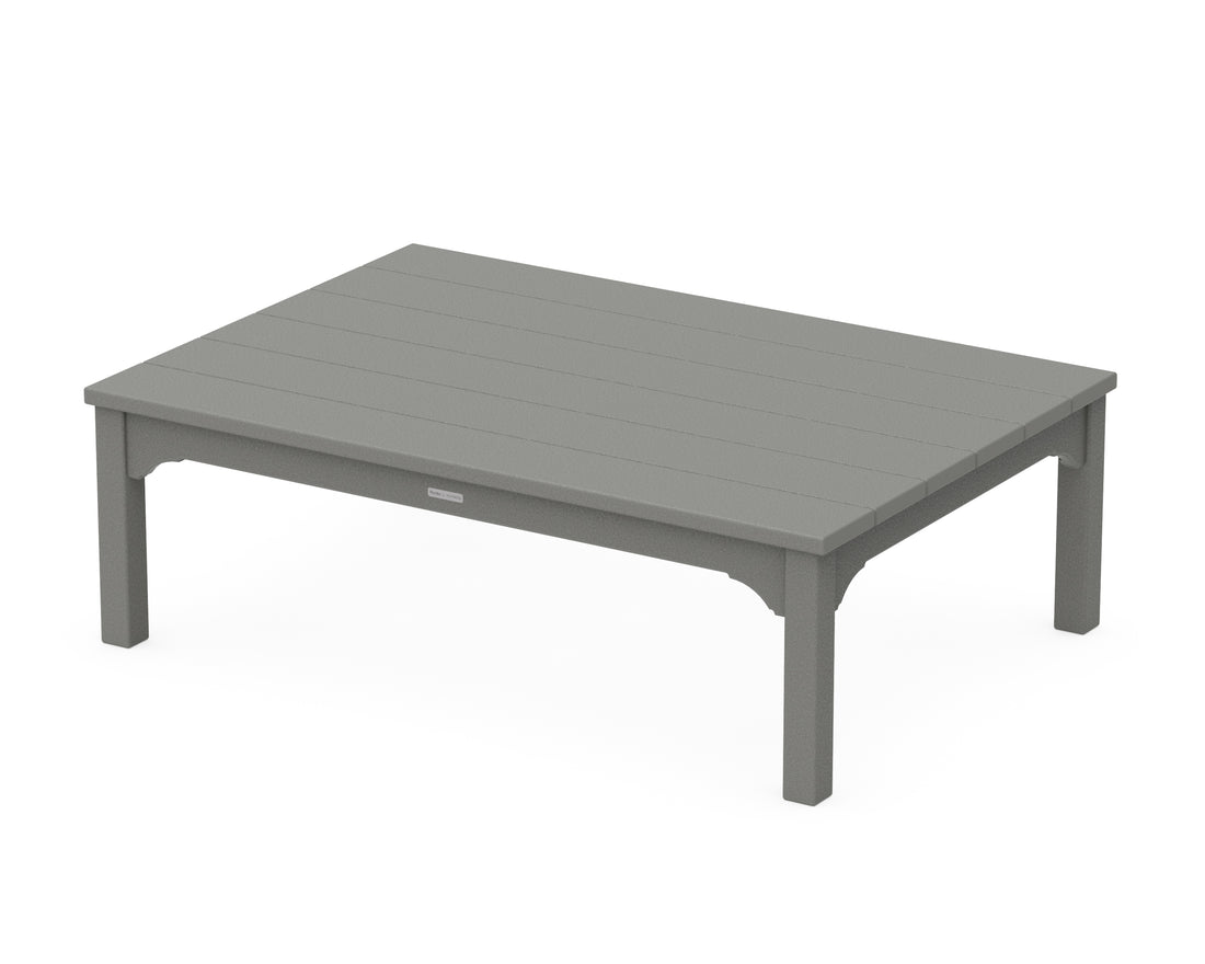 POLYWOOD Chinoiserie Coffee Table in Slate Grey