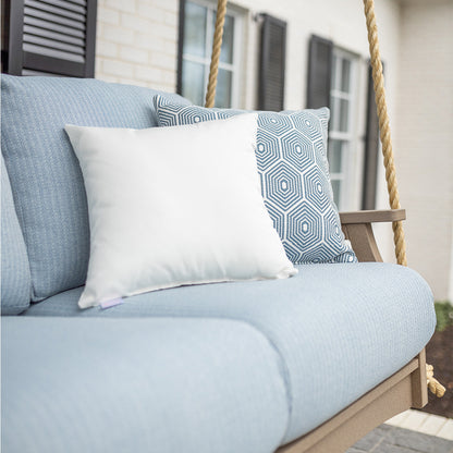 Berlin Gardens Classic Terrace Loveseat Swing, lifestyle photo 2