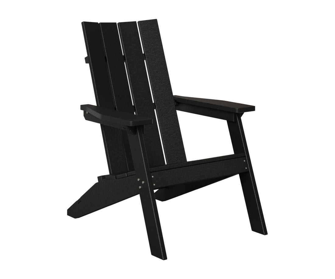 Berlin Gardens Mayhew Stationary Adirondack Chair in Black