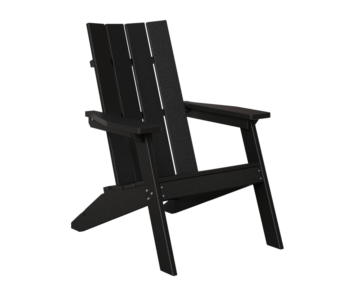 Berlin Gardens Mayhew Stationary Adirondack Chair in Black