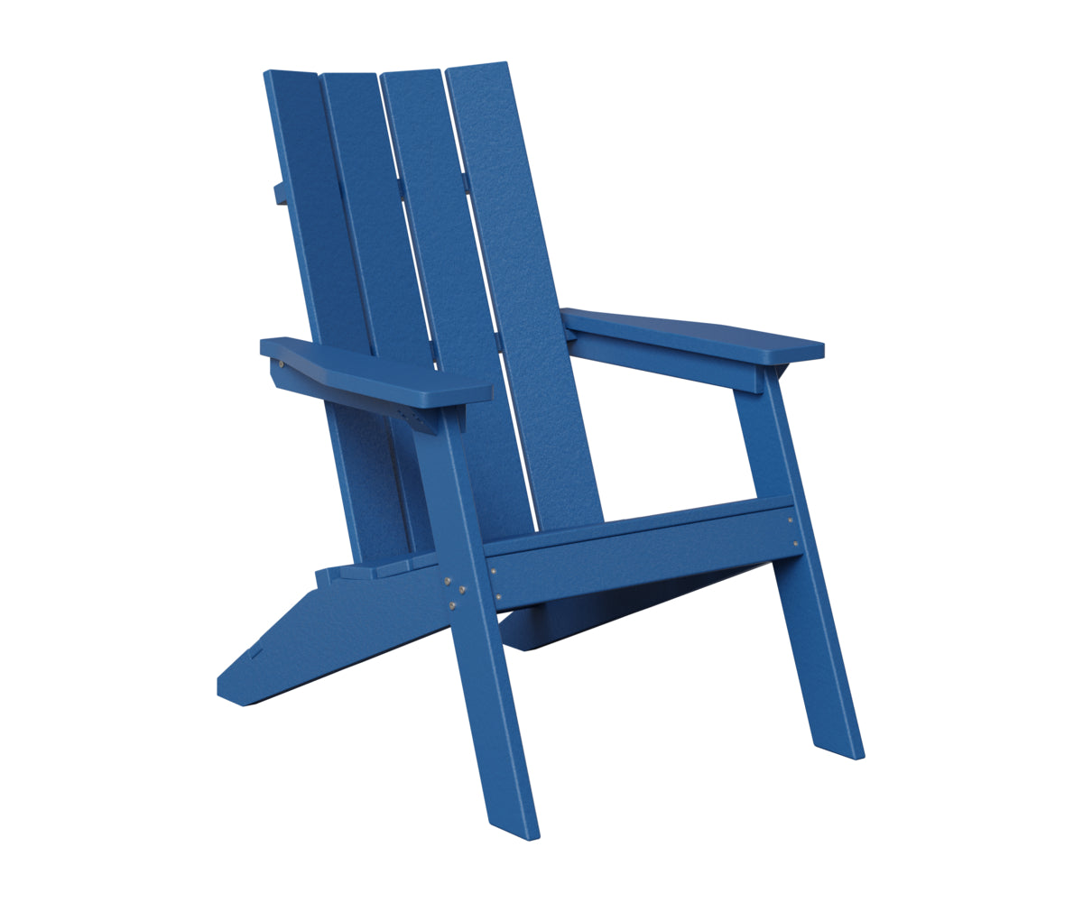 Berlin Gardens Mayhew Stationary Adirondack Chair in Pacific Blue