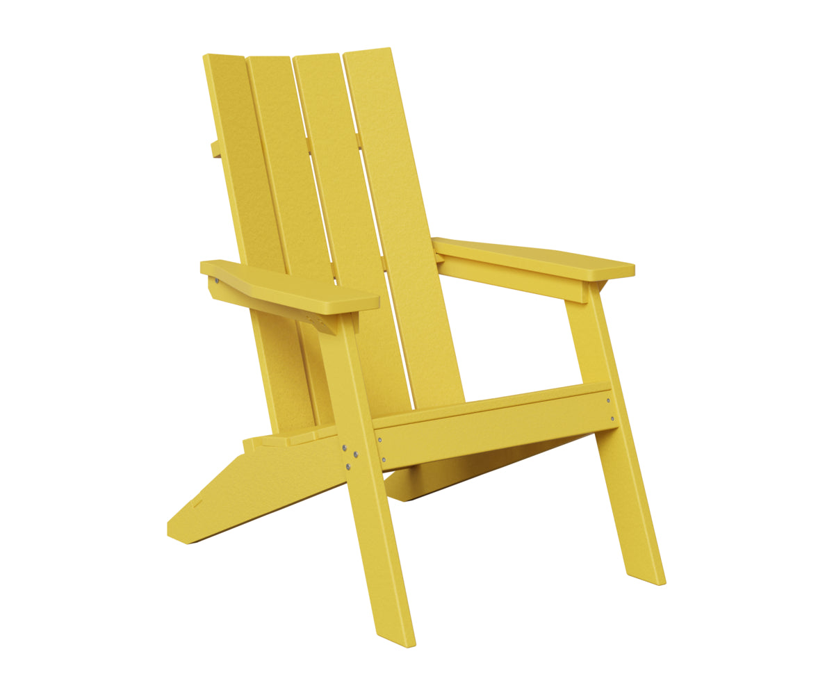 Berlin Gardens Mayhew Stationary Adirondack Chair in Sunburst Yellow