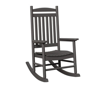 Berlin Gardens Porch Rocker in Smoke Gray