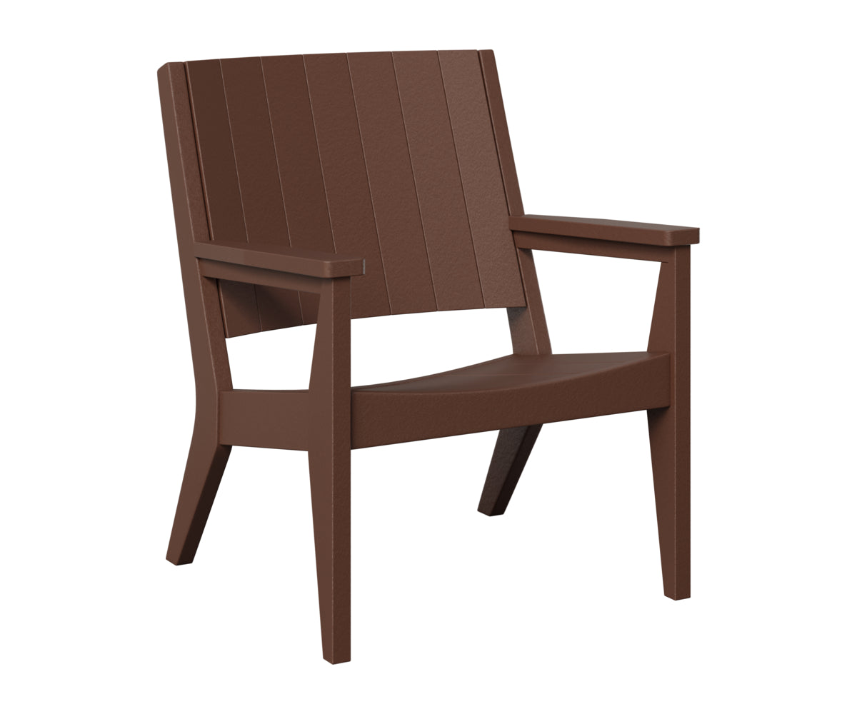 Berlin Gardens Mayhew Chat Chair in Chocolate Brown