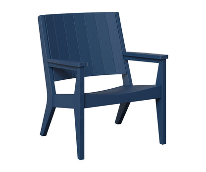 Berlin Gardens Mayhew Chat Chair in Navy Blue