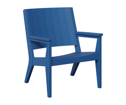 Berlin Gardens Mayhew Chat Chair in Pacific Blue