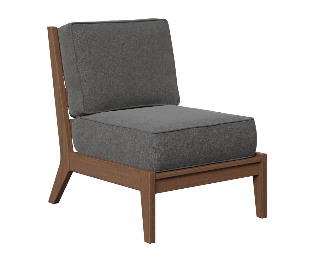 Berlin Gardens Mayhew Center Armless Section in Brazilian Walnut