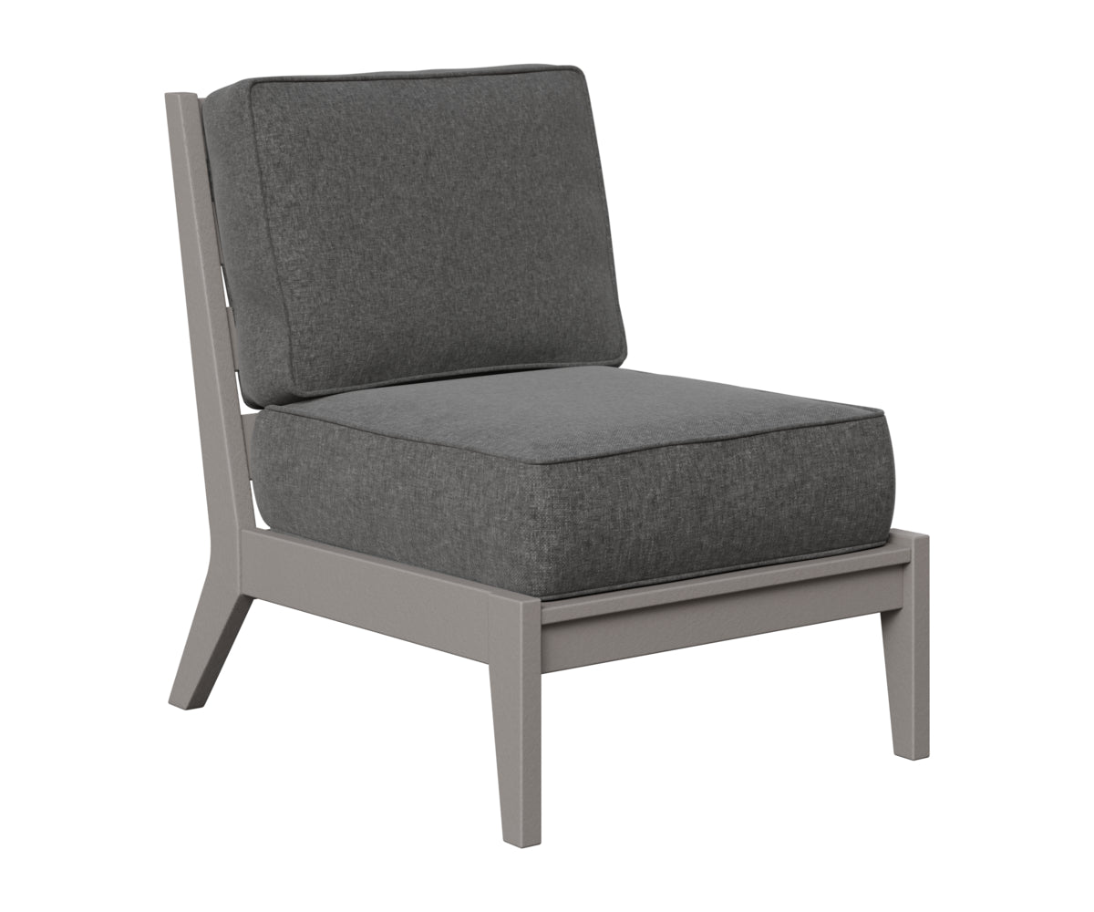Berlin Gardens Mayhew Center Armless Section in Light Gray