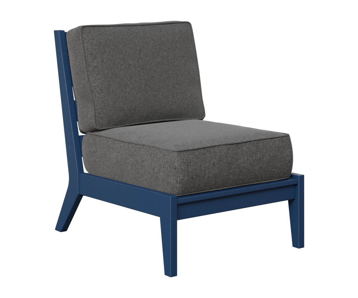 Berlin Gardens Mayhew Center Armless Section in Navy Blue