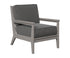 Berlin Gardens Mayhew Club Chair in Light Gray