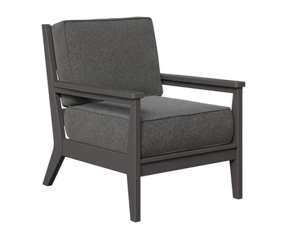 Berlin Gardens Mayhew Club Chair in Smoke Gray
