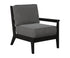Berlin Gardens Mayhew Left Arm Club Chair in Black