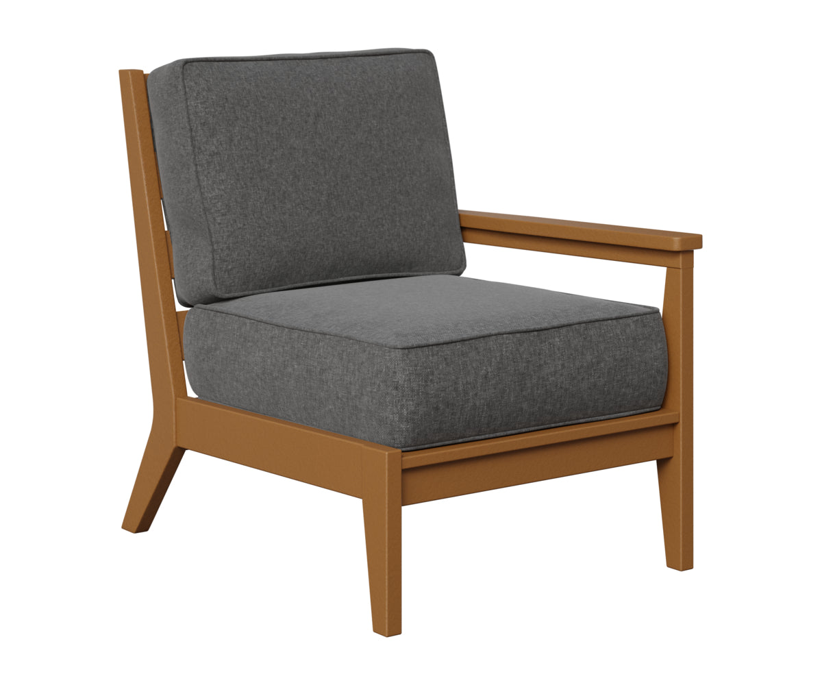 Berlin Gardens Mayhew Left Arm Club Chair in Cedar