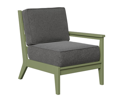Berlin Gardens Mayhew Left Arm Club Chair in Sage