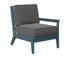 Berlin Gardens Mayhew Left Arm Club Chair in Slate