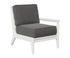 Berlin Gardens Mayhew Left Arm Club Chair in White