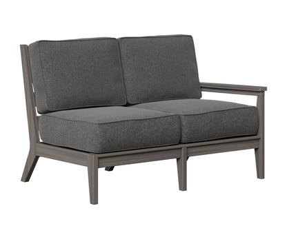 Berlin Gardens Mayhew Left Arm Loveseat in Coastal Gray