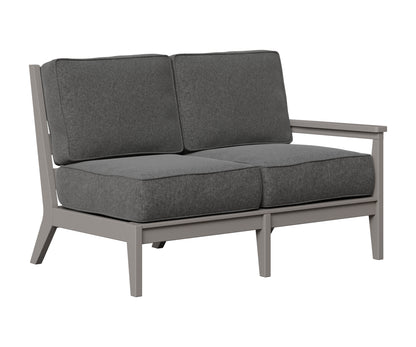 Berlin Gardens Mayhew Left Arm Loveseat in Light Gray