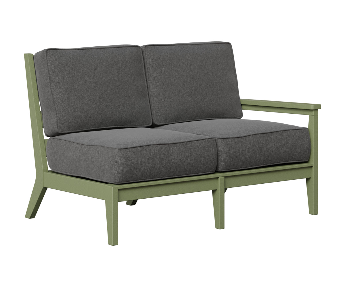 Berlin Gardens Mayhew Left Arm Loveseat in Sage