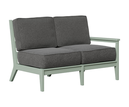 Berlin Gardens Mayhew Left Arm Loveseat in Sea Foam