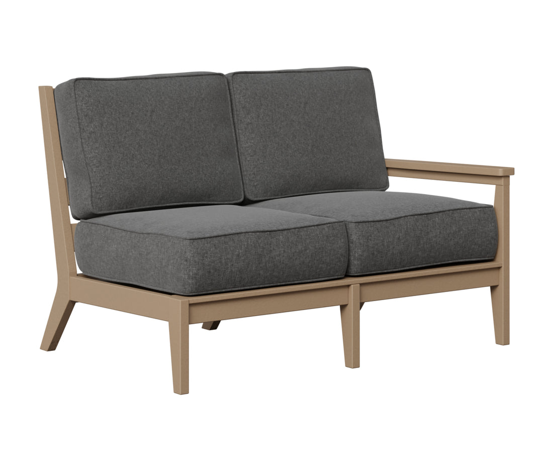 Berlin Gardens Mayhew Left Arm Loveseat in Weatherwood