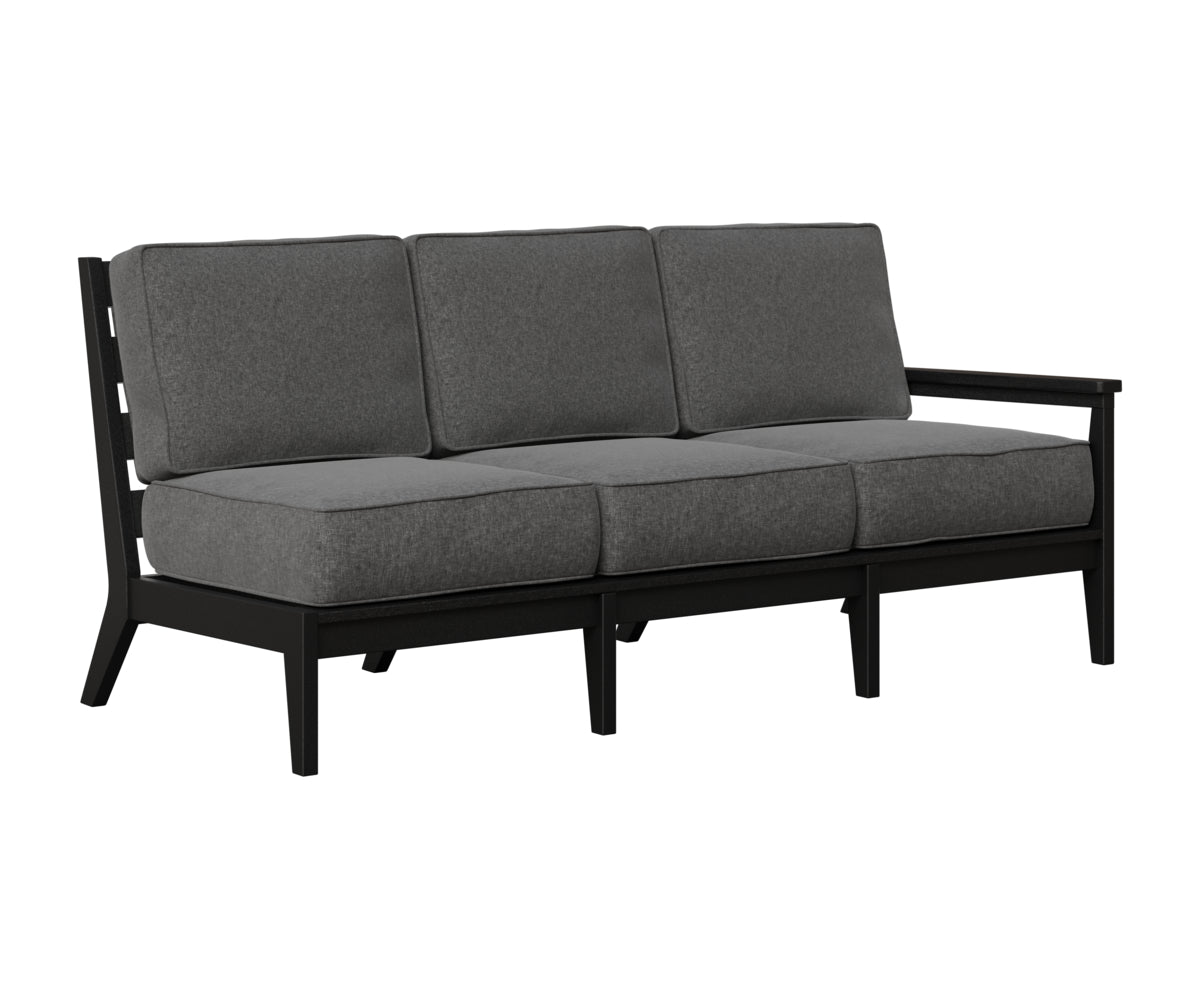 Berlin Gardens Mayhew Left Arm Sofa in Black