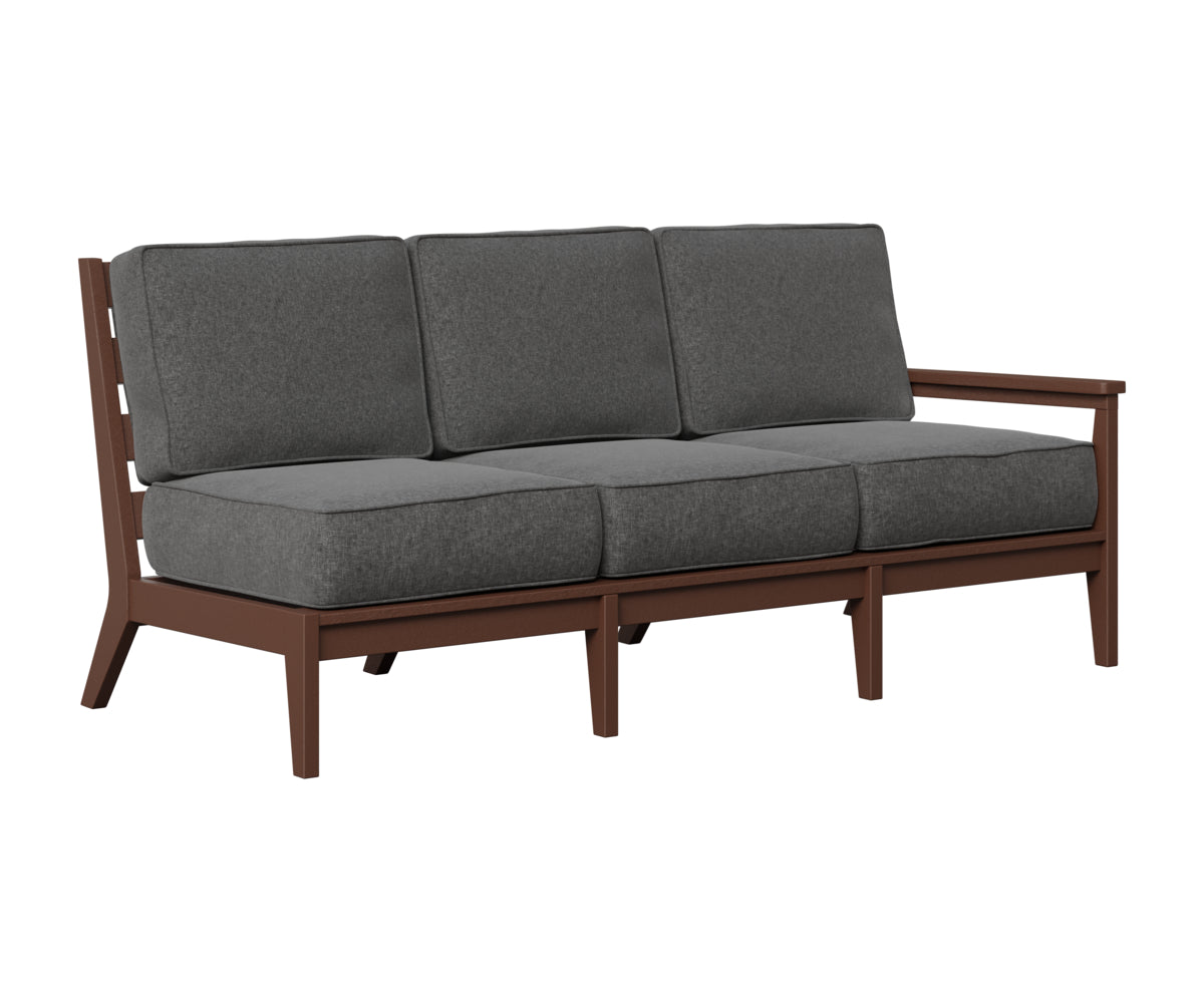 Berlin Gardens Mayhew Left Arm Sofa in Chocolate Brown