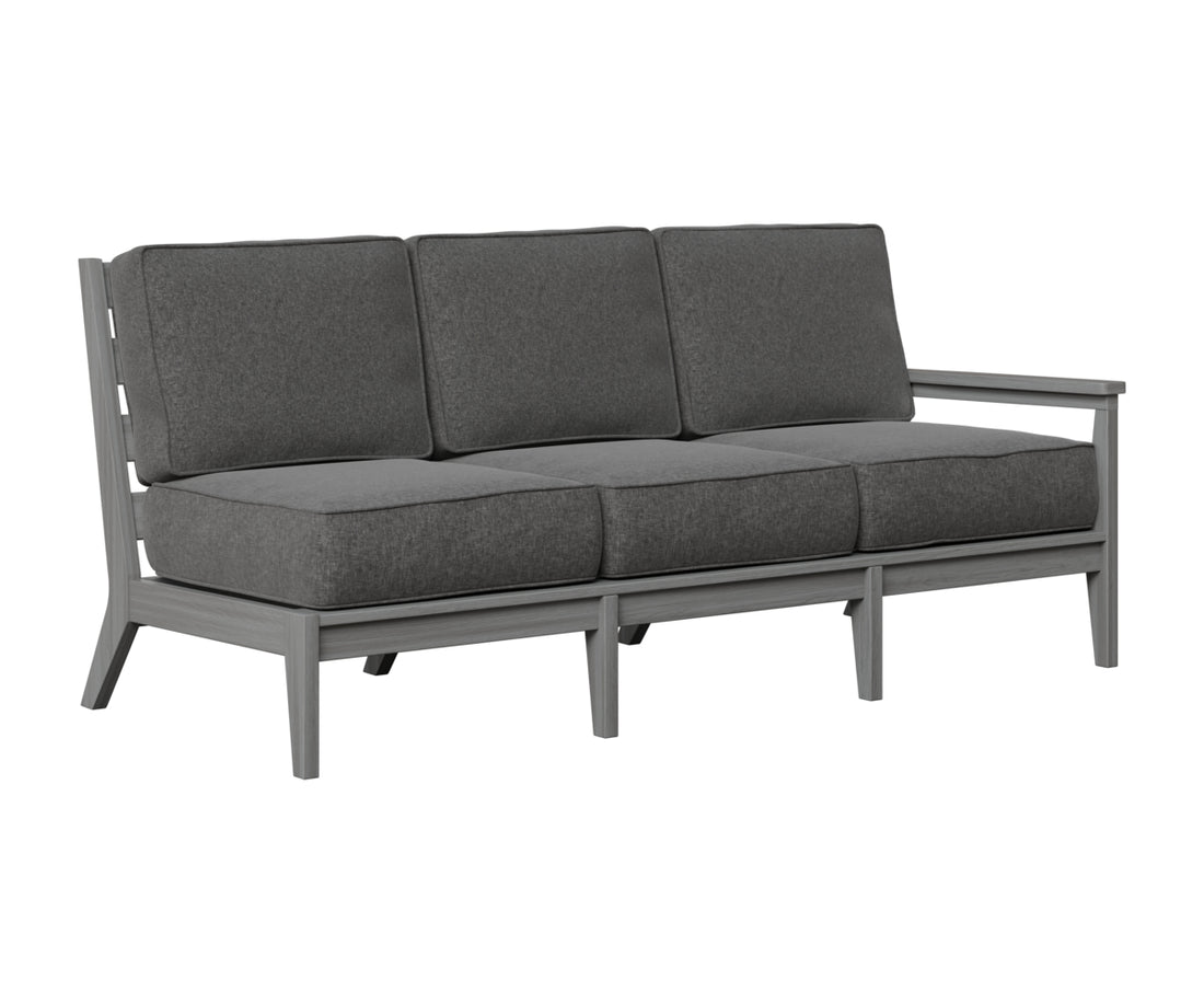 Berlin Gardens Mayhew Left Arm Sofa in Driftwood Gray