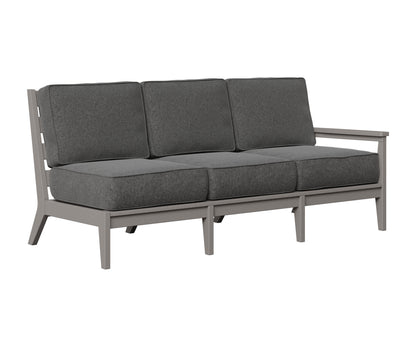 Berlin Gardens Mayhew Left Arm Sofa in Light Gray