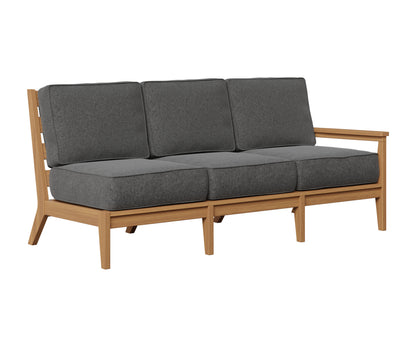 Berlin Gardens Mayhew Left Arm Sofa in Natural Teak